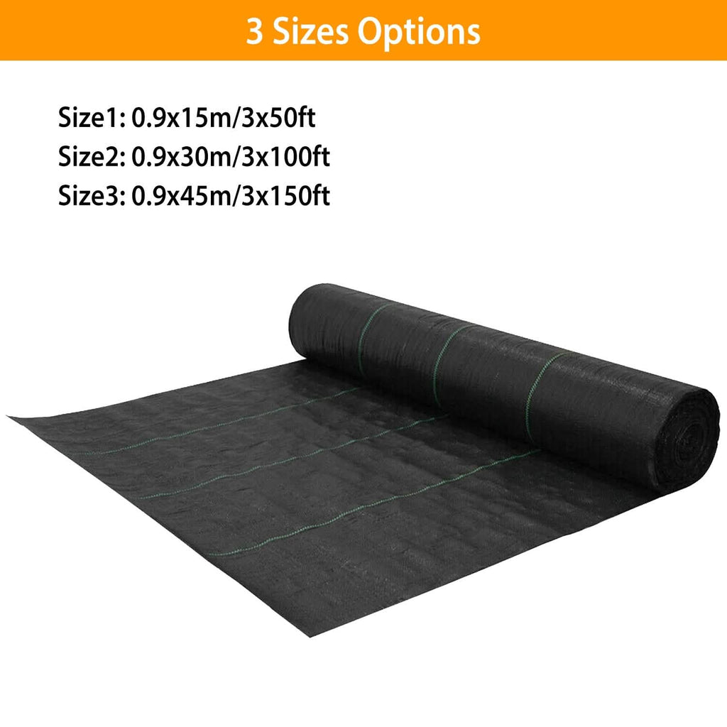 Weed Barrier Landscape Gardening Mat Fabric Woven