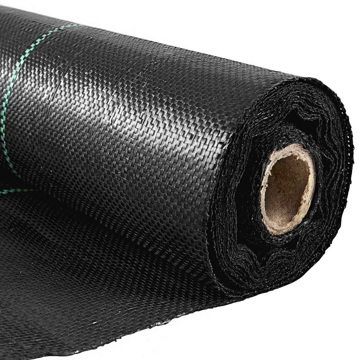 Weed Barrier Landscape Gardening Mat Fabric Woven