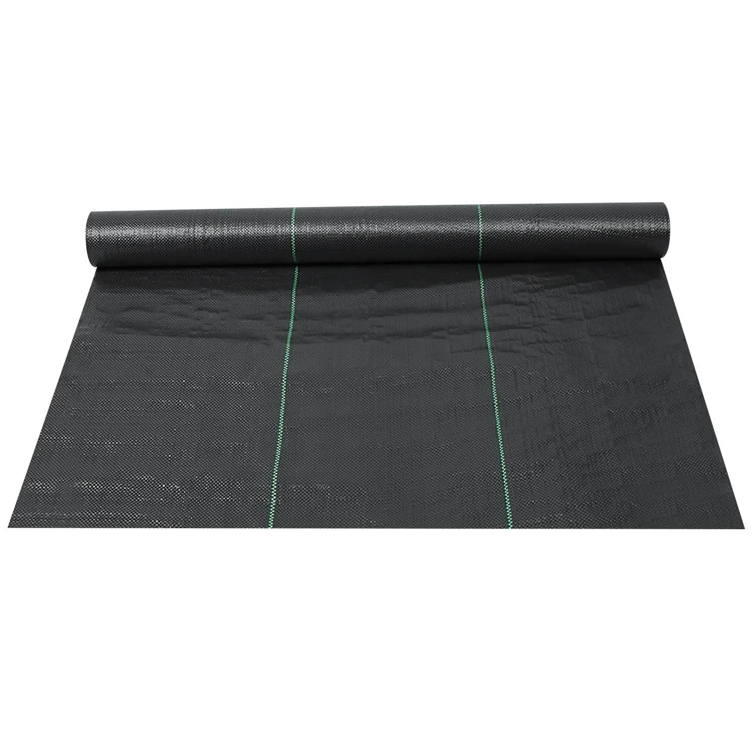Weed Barrier Landscape Gardening Mat Fabric Woven