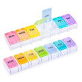 2-Pack: Weekly Pill Organizer Detachable, Sukuos Large Daily Pill Cases