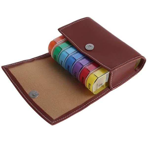 Weekly Pill Organizer Dispenser Box