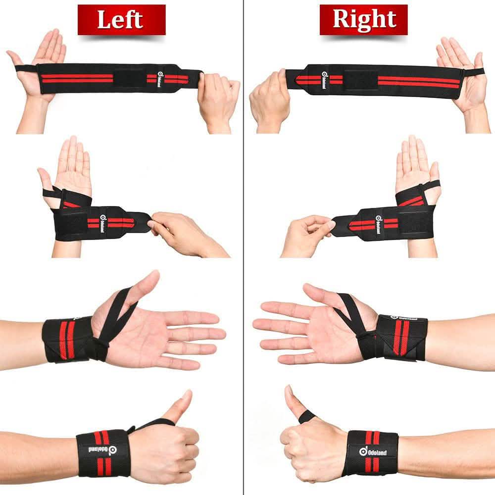 Weight Lifting Training Wrist Straps Support Braces