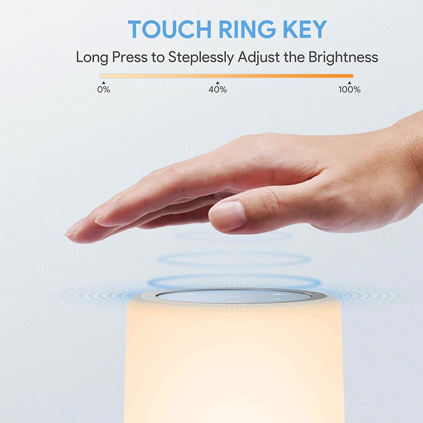 White Baby Sound Machine with Night Light