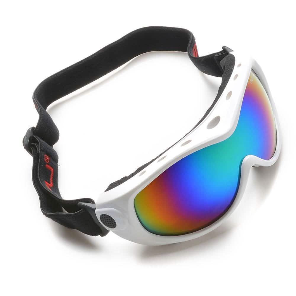 White for Kid Ski Goggles Double Anti Fog Lenses Sun Glasses