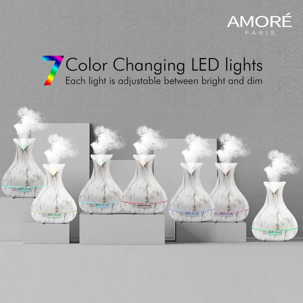 White Marble 300ml Ultrasonic Aroma Diffuser