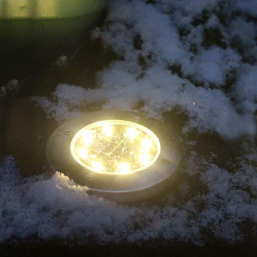 White Solar LED Garden Light