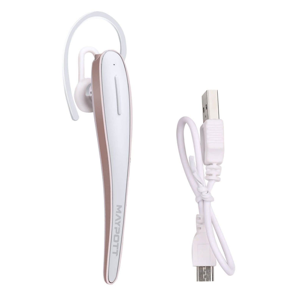 White Wireless Bluetooth 4.1 Earphone Sports Stereo