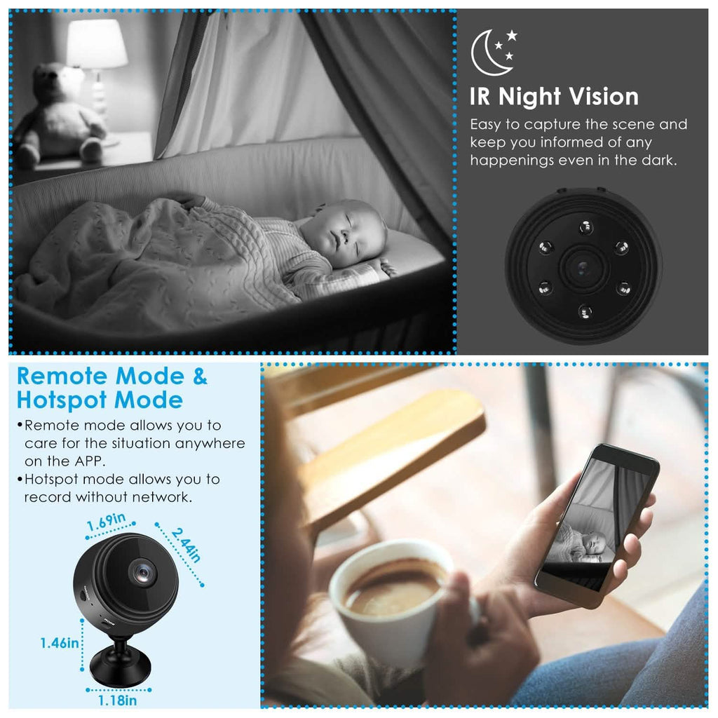 WIFI IP Home Security Camera 1080P Full HD with 32GB MMC Card