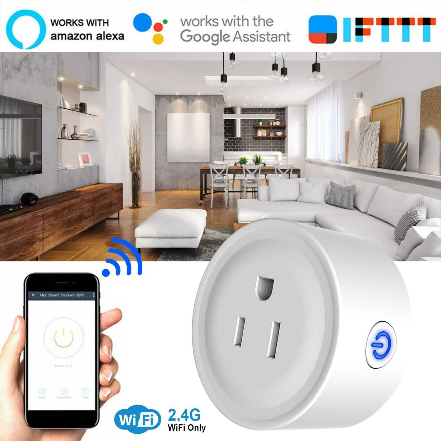 WiFi Smart Socket APP Plug Outlet Remote