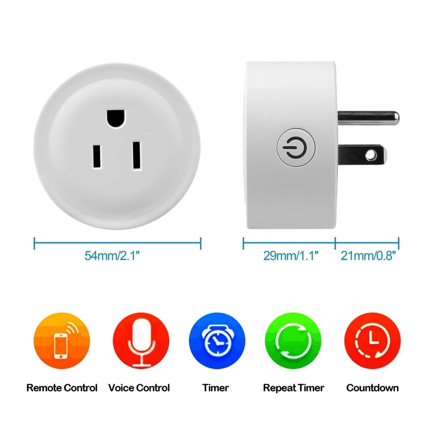 WiFi Smart Socket APP Plug Outlet Remote