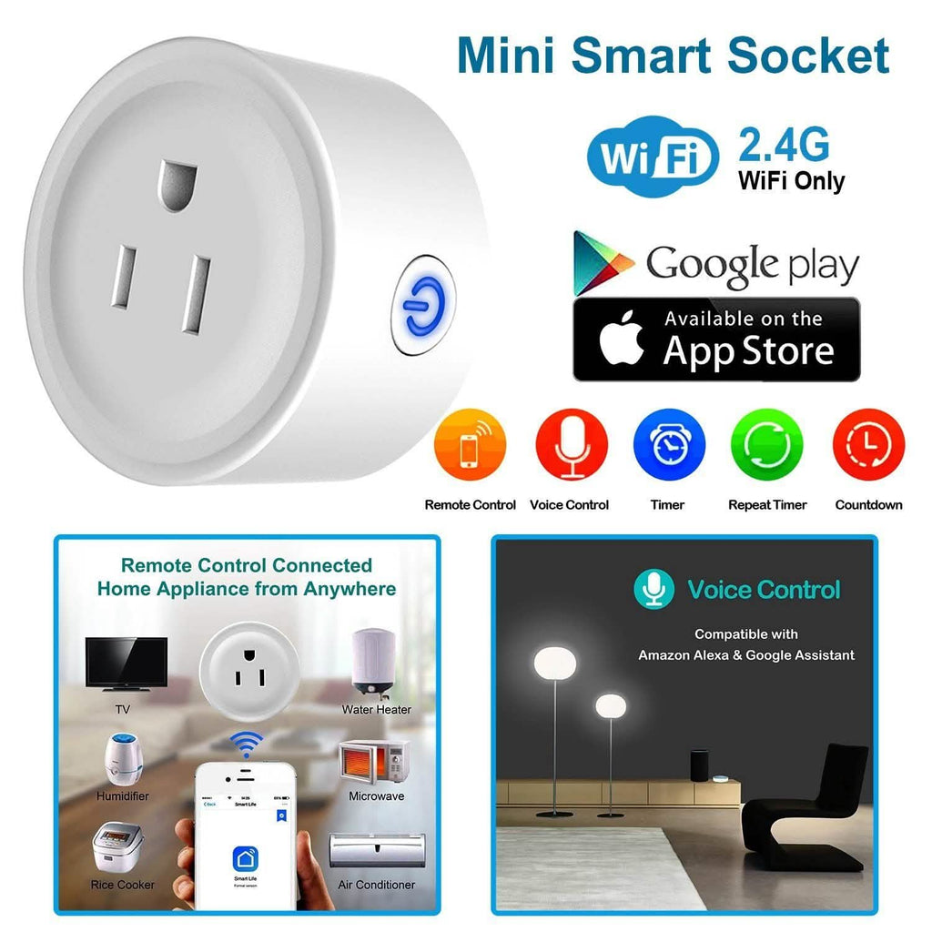 WiFi Smart Socket APP Plug Outlet Remote