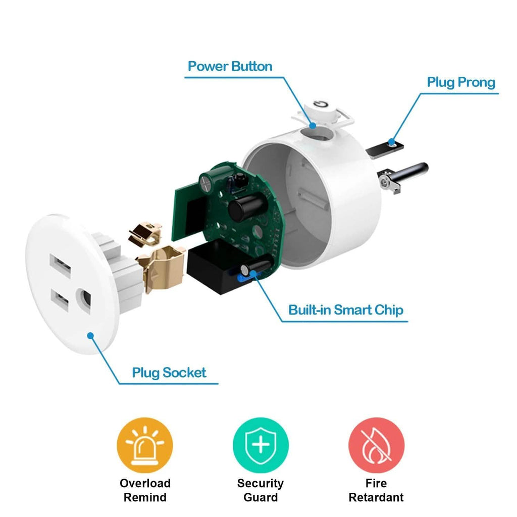 WiFi Smart Socket APP Plug Outlet Remote
