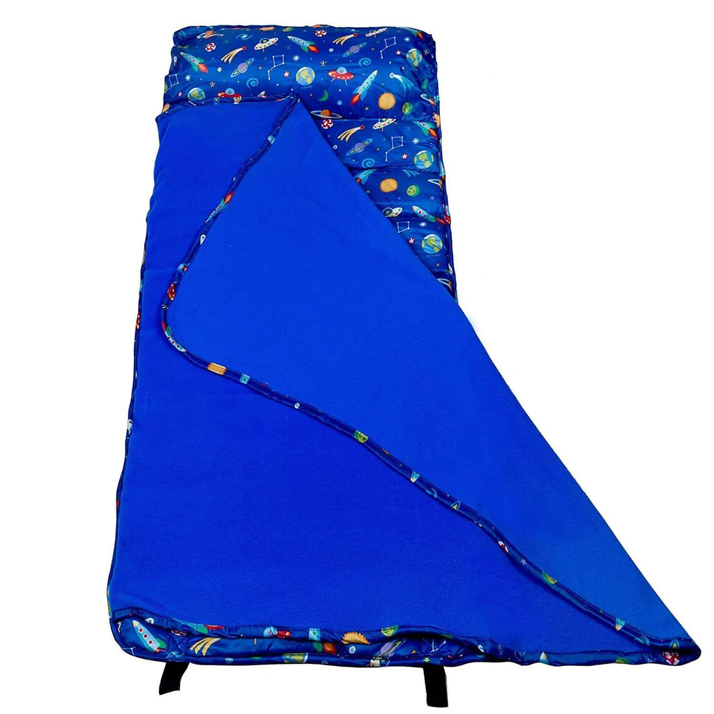 Wildkin Easy Clean Nap Mat with Pillow for Toddler Boys & Girls