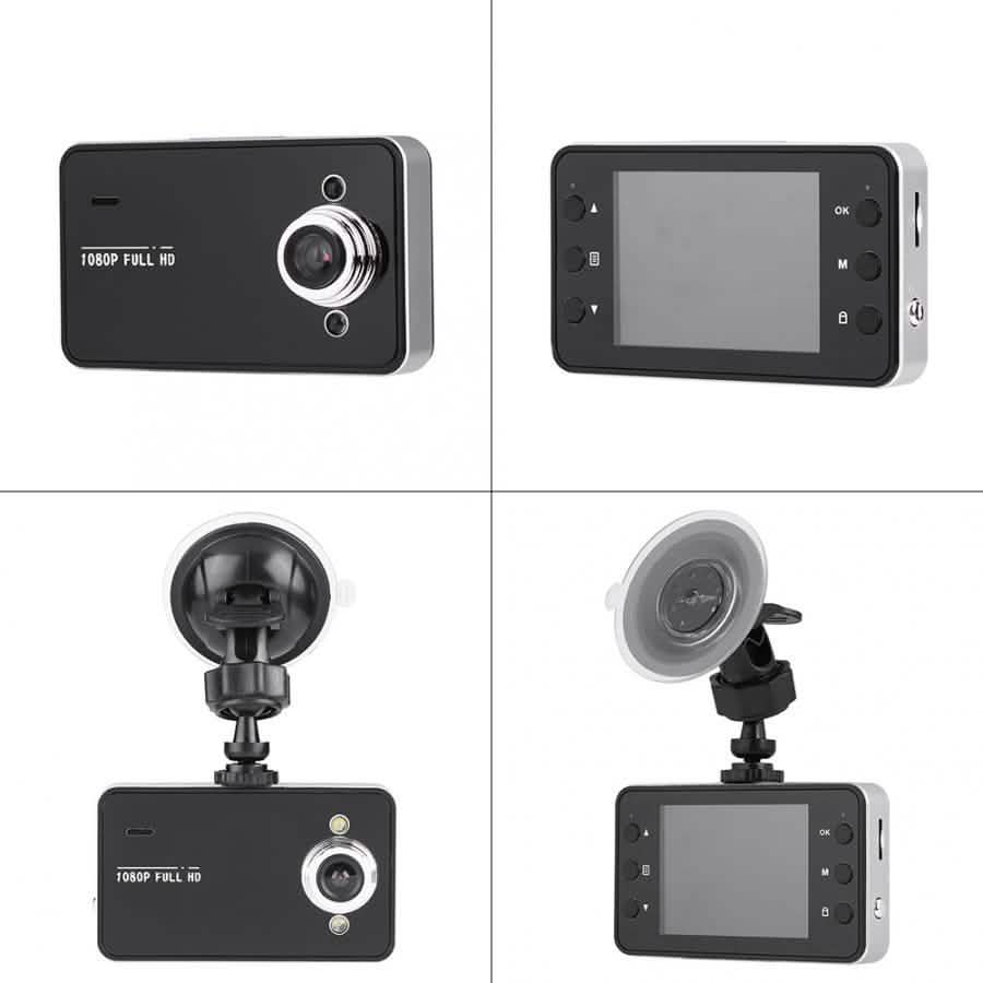 Windshield-Mount 1080p Wide-Angle Video Recorder