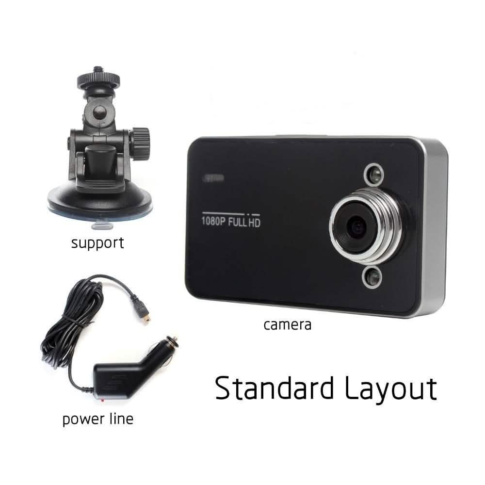 Windshield-Mount 1080p Wide-Angle Video Recorder