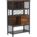 Wine Bar Cabinet for Liquor and Glasses