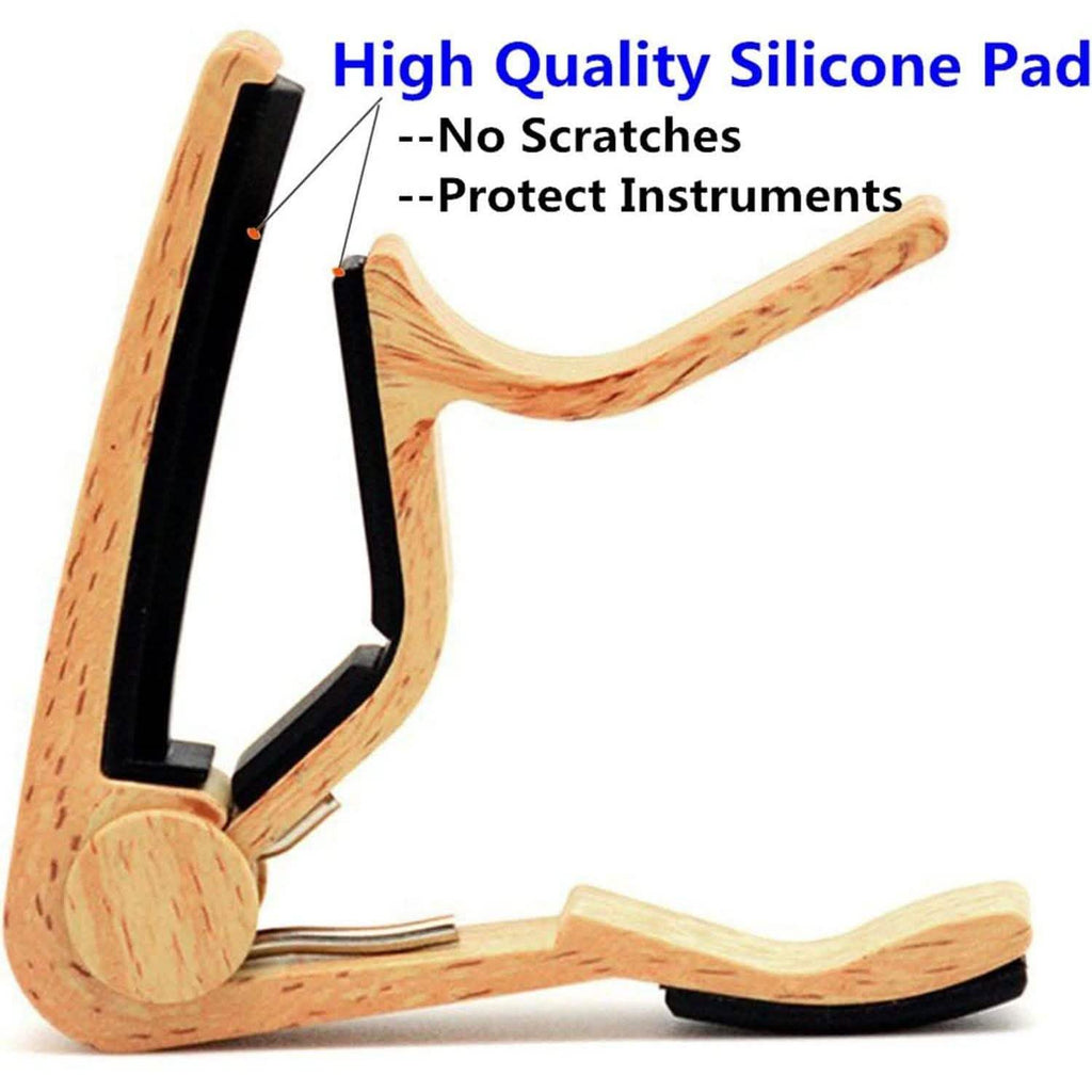 WINGO Quick-Change Capo for 6 String Steel Acoustic and Electric Guitars