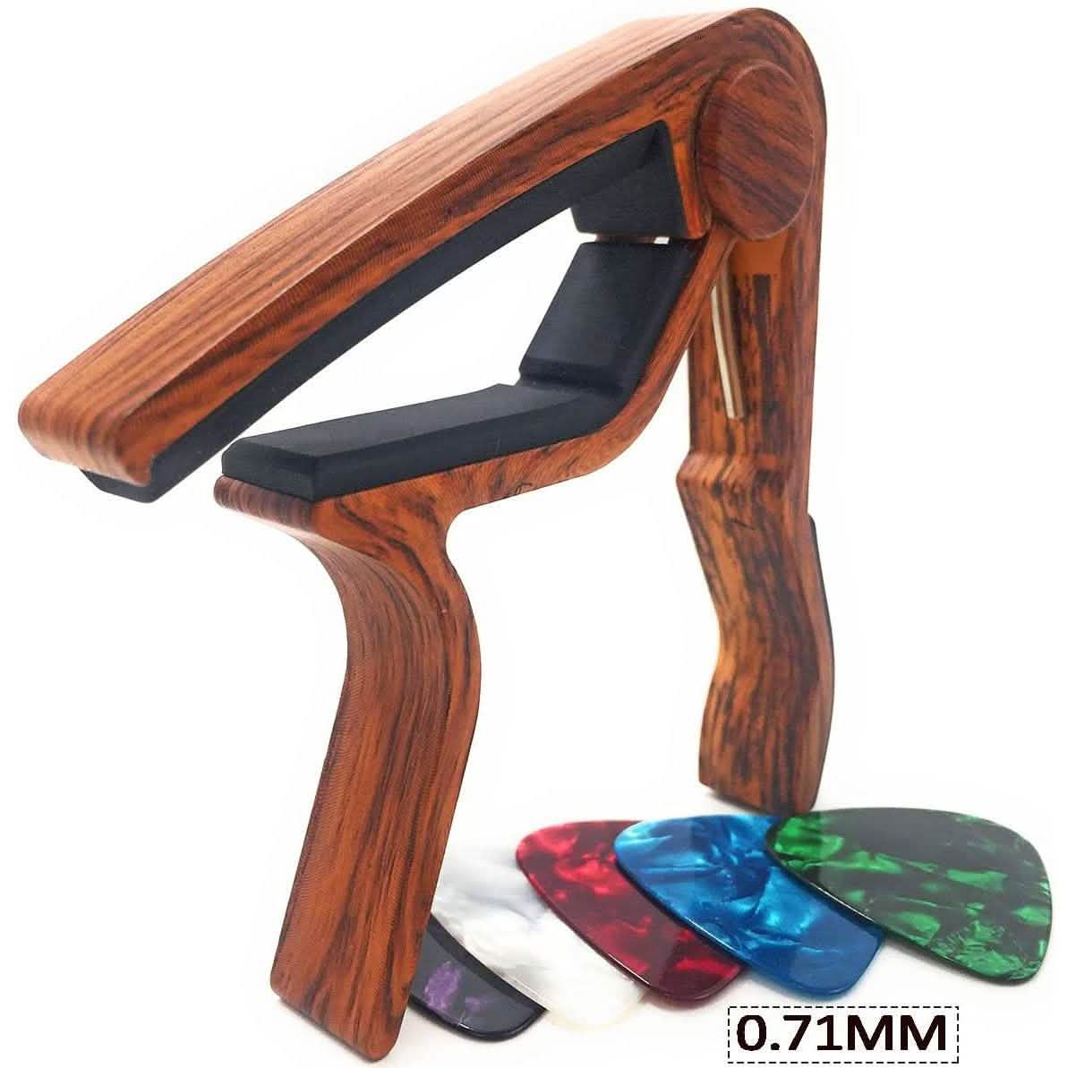 WINGO Quick-Change Capo for 6 String Steel Acoustic and Electric Guitars