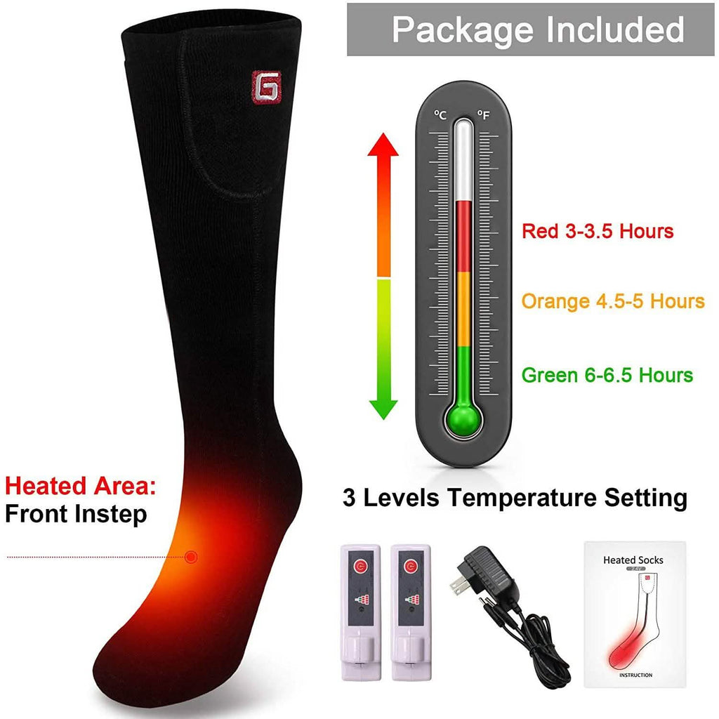 Winter Heating Socks Men and Women Electric Battery Heating Socks Set
