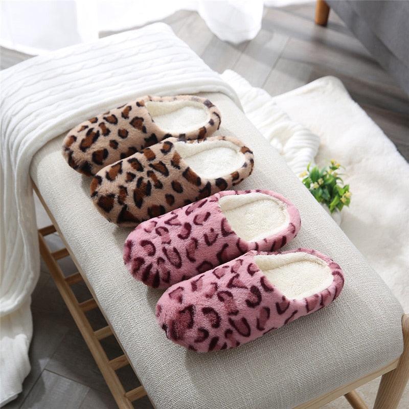 Winter Home Slippers Women Cotton Shoes Soft Plush Indoor Slippers Shoes For Women Men Couple Warm Fur Slippers Cute Comfy Fuzzy Knitted Memory Foam Slip On House Slippers