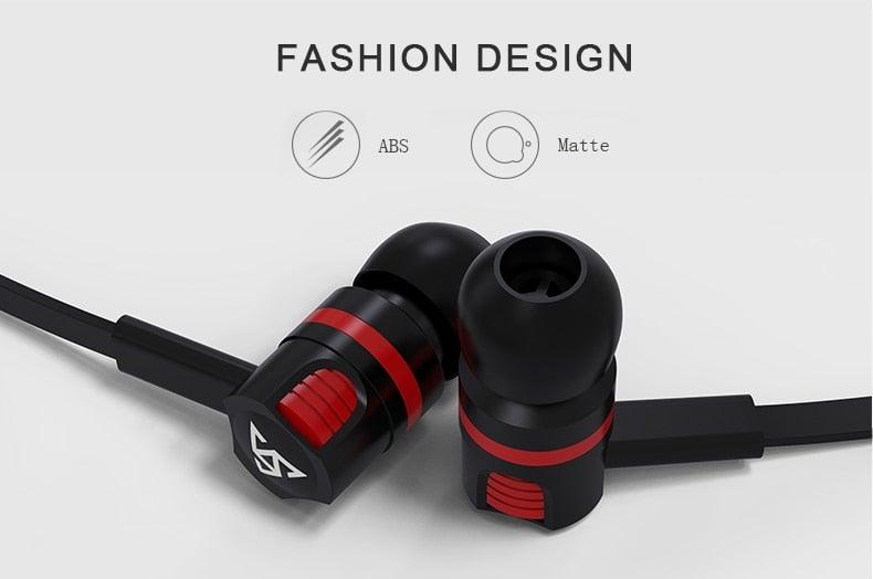 Wired in-Ear Headphones With Tangle-Free Cord Noise Isolating Bass Driven Sound Metal Earphones Carry Case Ear Bud Tips In-ear Earphone  Super Bass Sound Sport Headset With Mic for Phones Ear Phone For Women 3.5mm