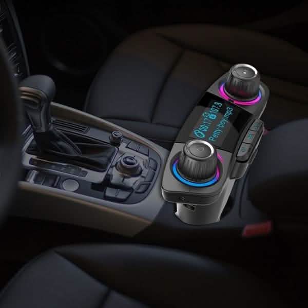 Wireless Bluetooth Handsfree Calling Car Charger FM Transmitter