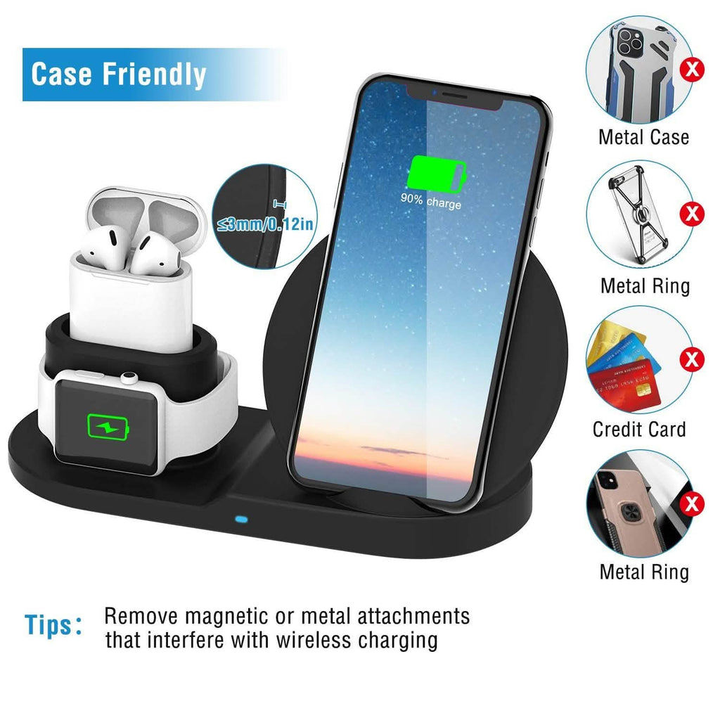 Wireless Charger 10W Fast Charging Station