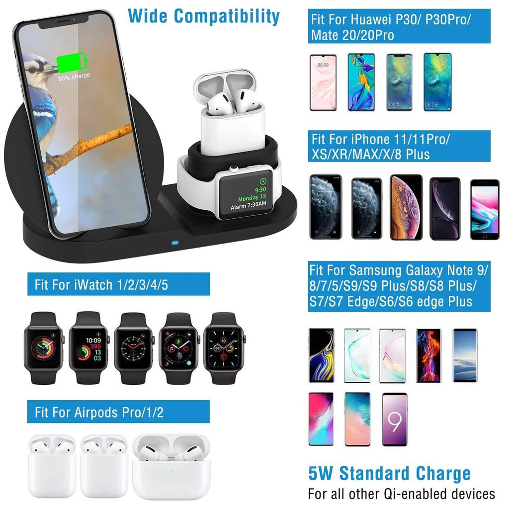 Wireless Charger 10W Fast Charging Station