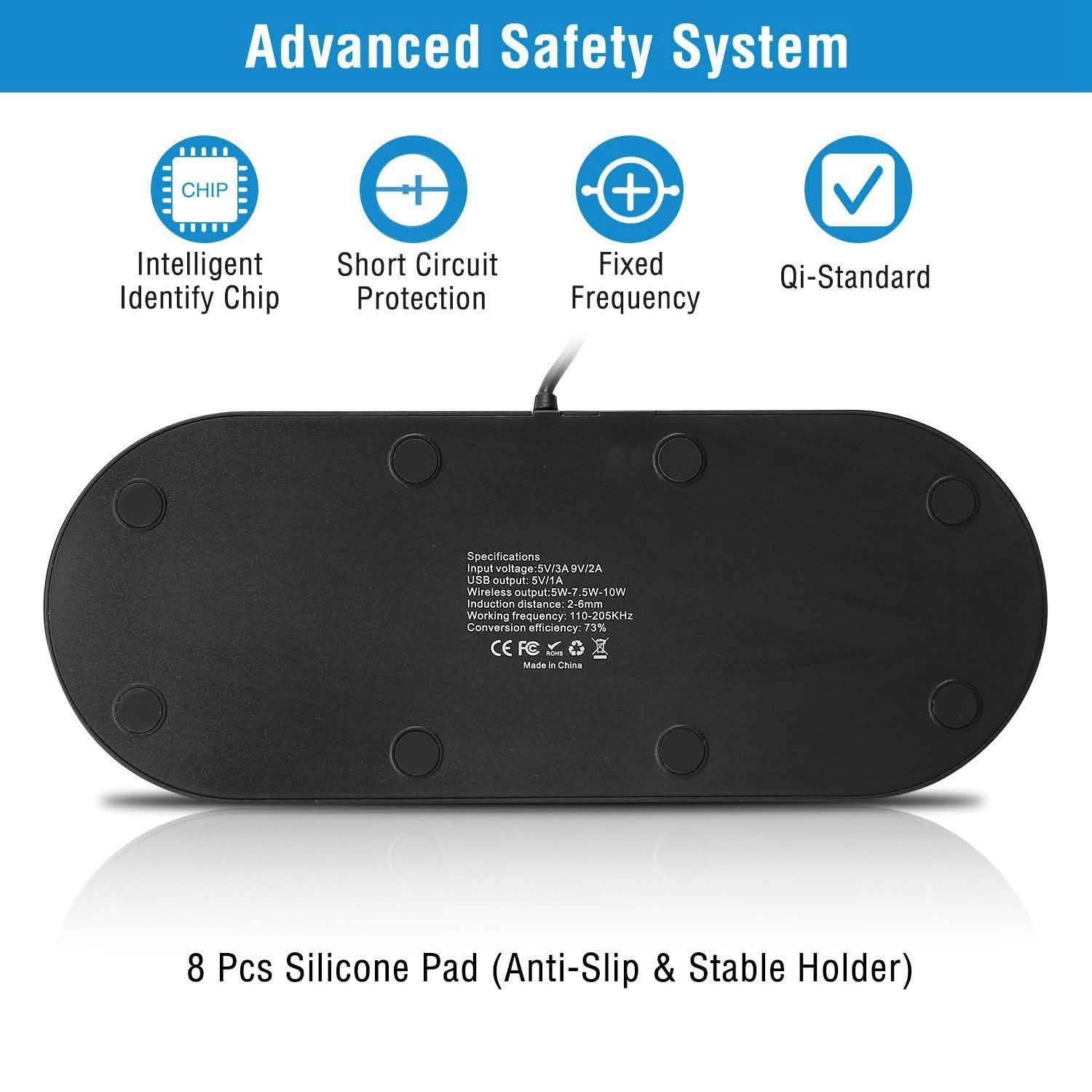 Wireless Charger Dock 4-in-1 10W