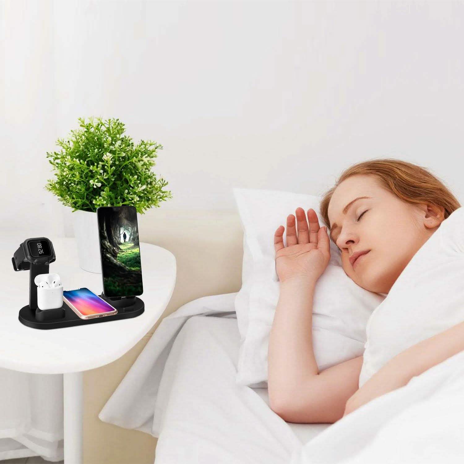 Wireless Charger Dock 4-in-1 10W