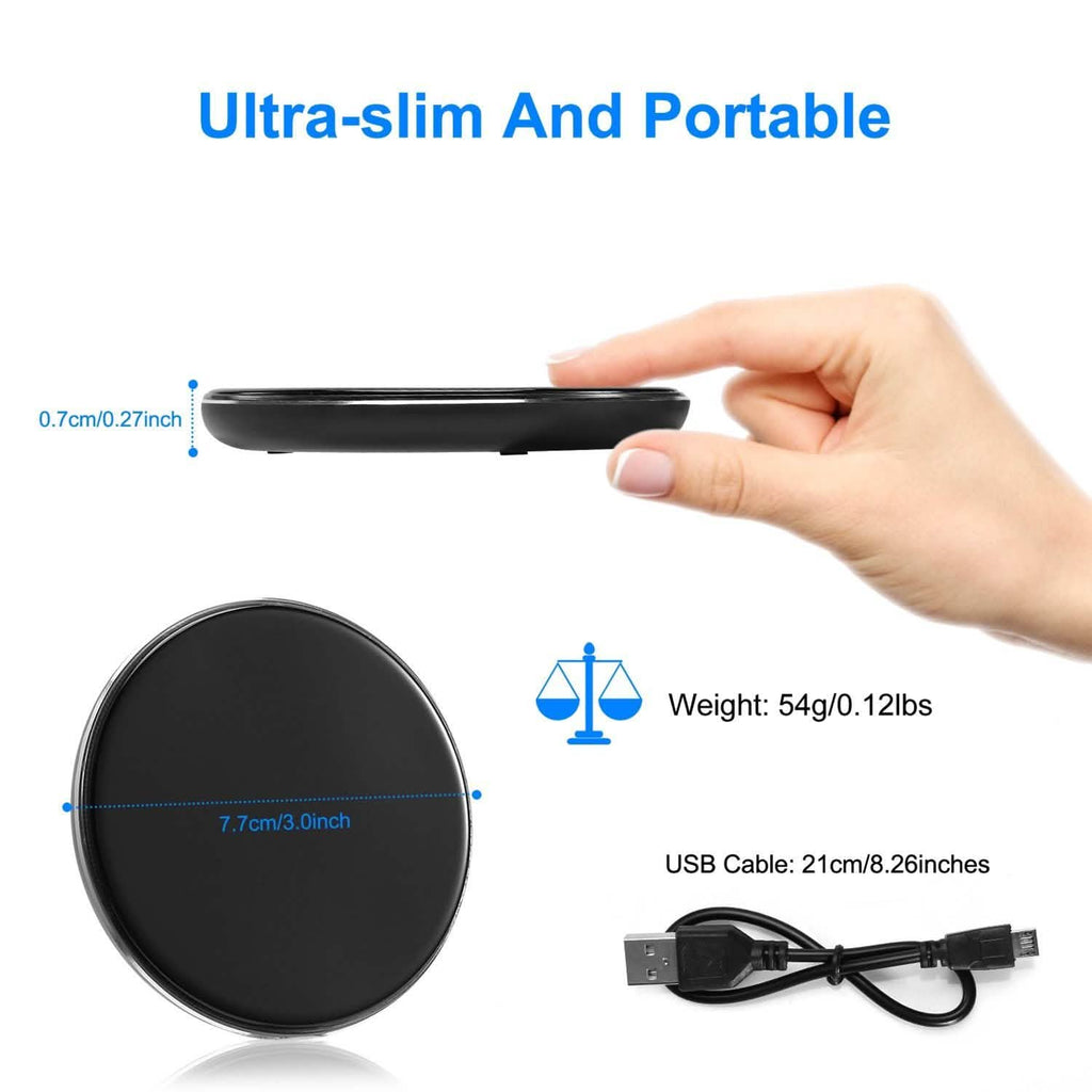 Wireless Charger Qi-Certified Ultra Slim 5W Charging Pad