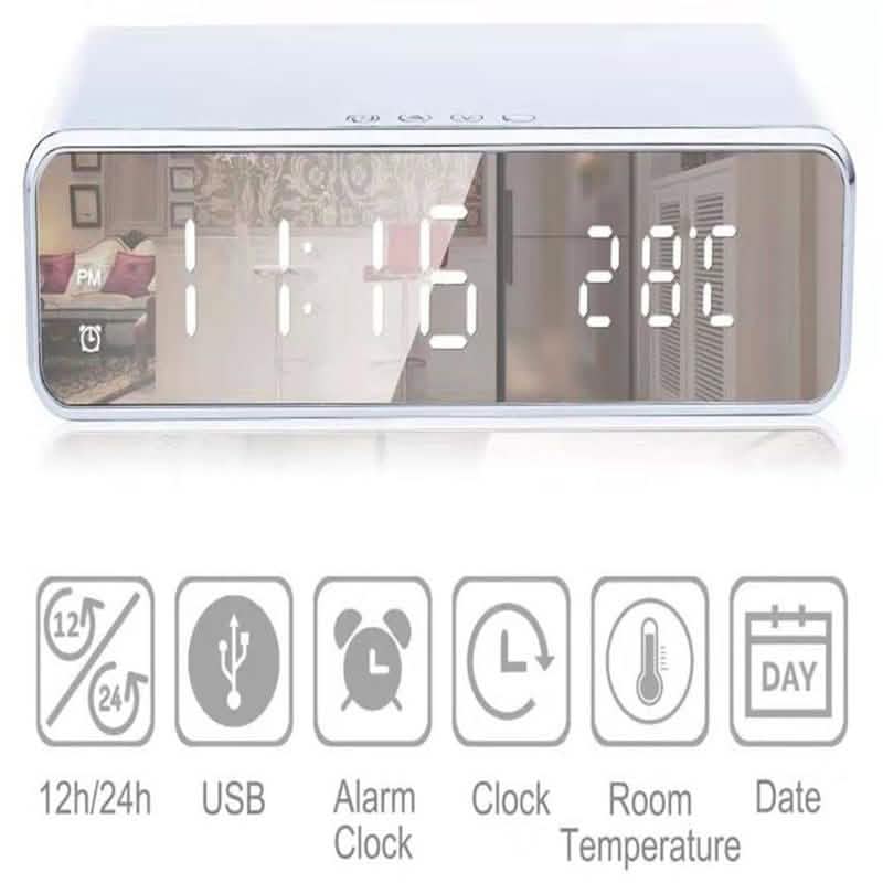 Wireless Charging Digital Alarm Clock
