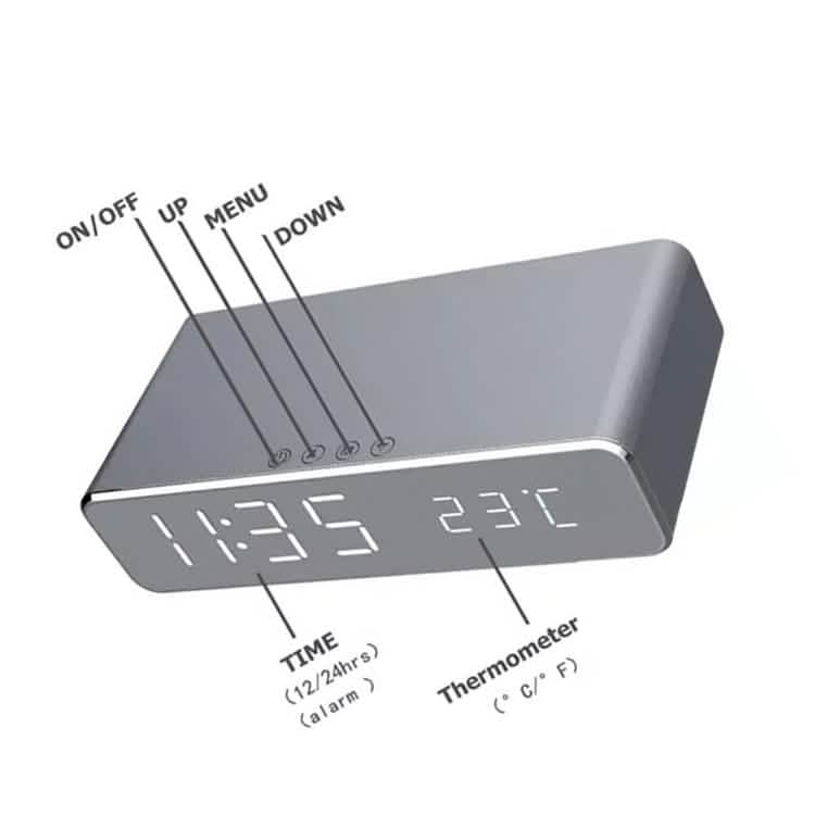 Wireless Charging Digital Alarm Clock