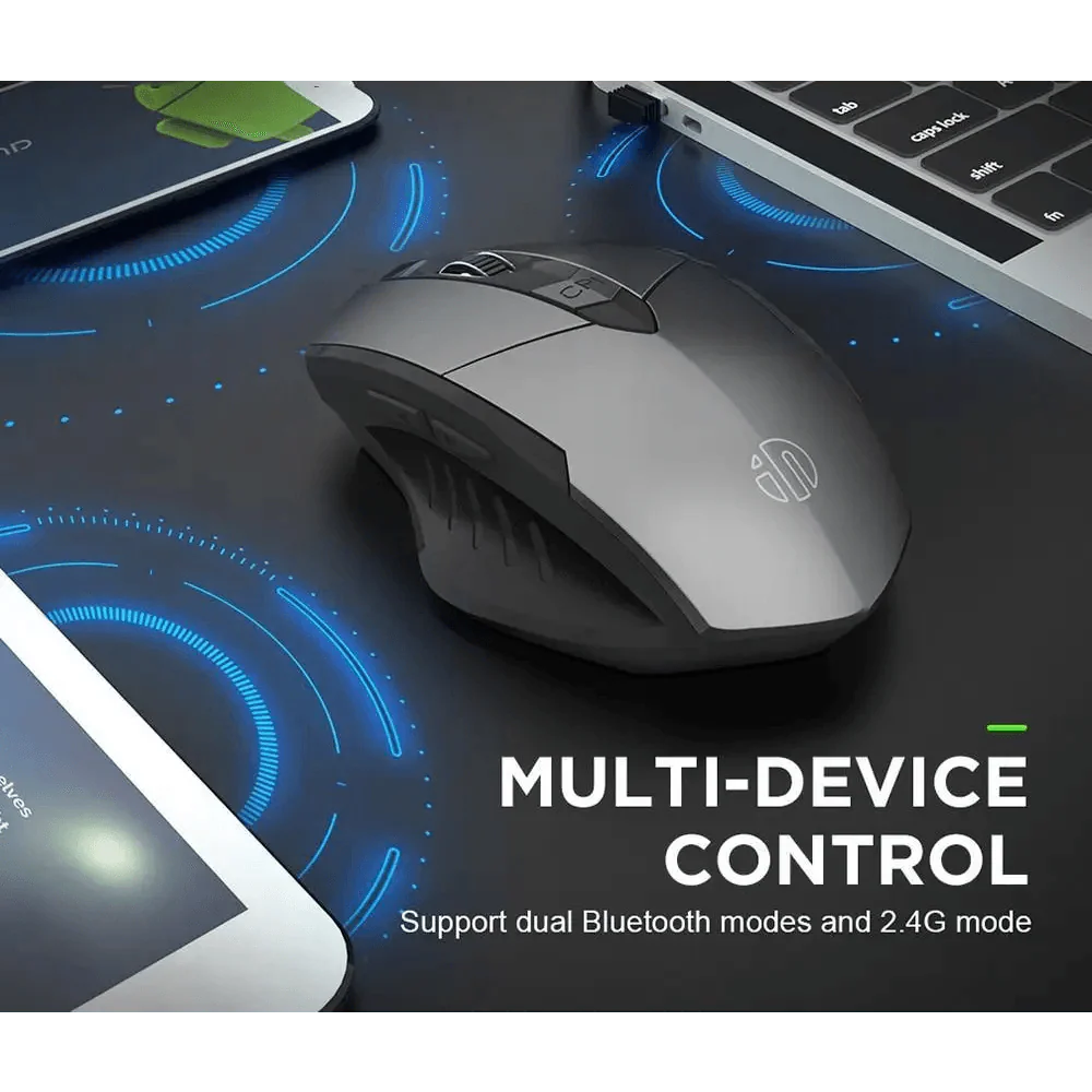 Wireless Design 2.4 GHz Ergonomic Mouse 1600 DPI USB Optical Bluetooth-Compatible Mouse Computer Gaming Mouse
