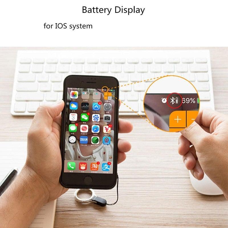 Wireless Earphones With Microphone For All Smartphones, Hands-free Sports Headphones with Bluetooth Connection and Microphone