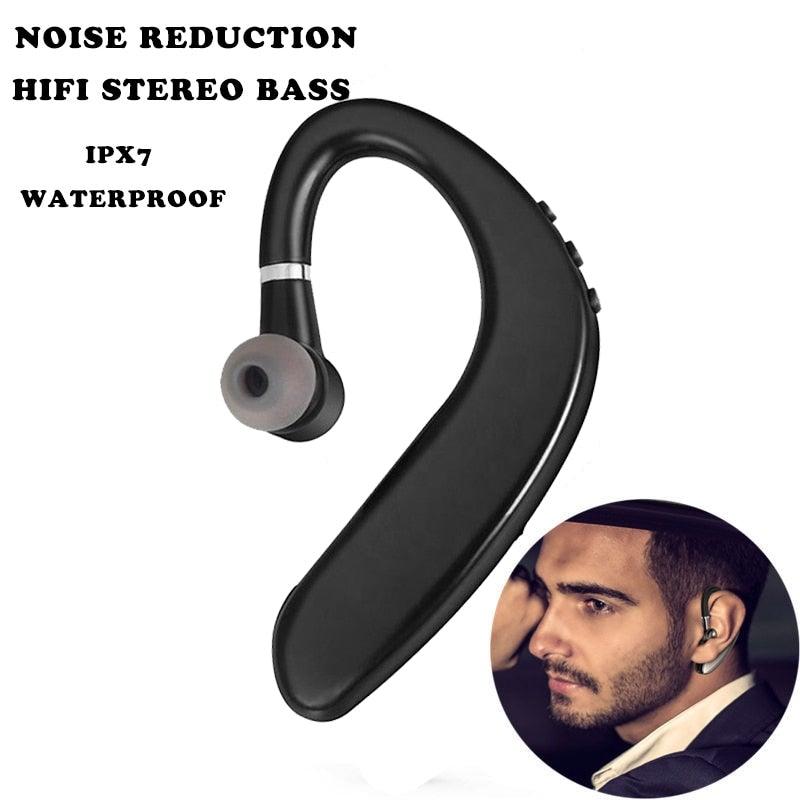 Wireless Earphones With Microphone For All Smartphones, Hands-free Sports Headphones with Bluetooth Connection and Microphone