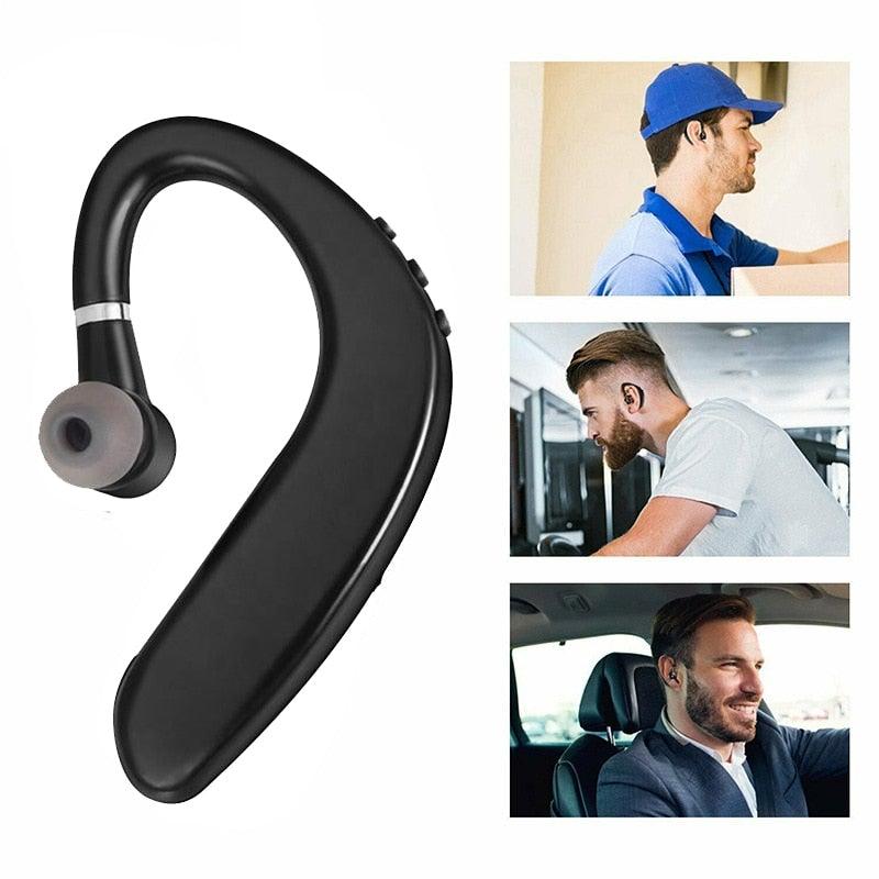 Wireless Earphones With Microphone For All Smartphones, Hands-free Sports Headphones with Bluetooth Connection and Microphone