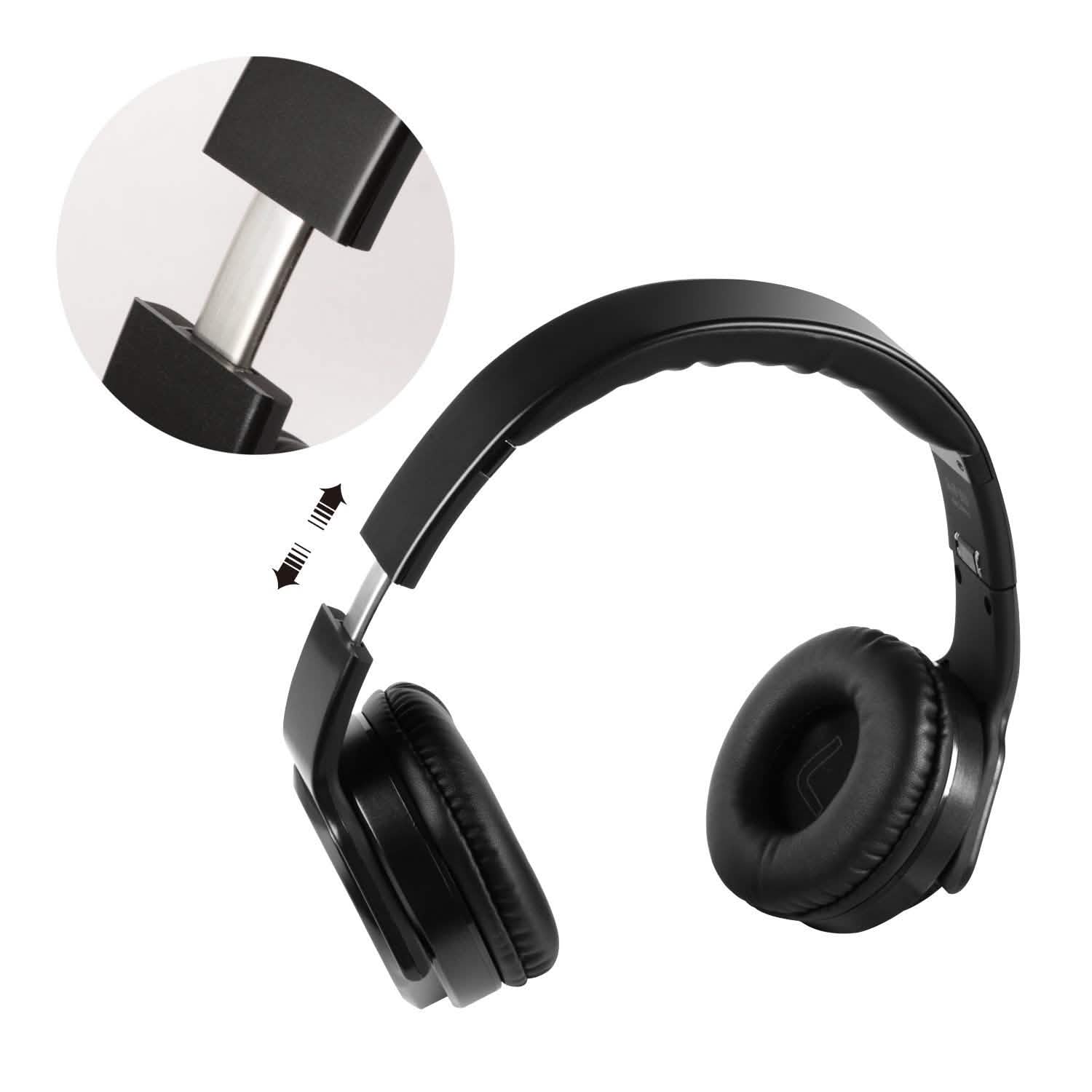 Wireless Foldable Headphones with Built-in Speaker