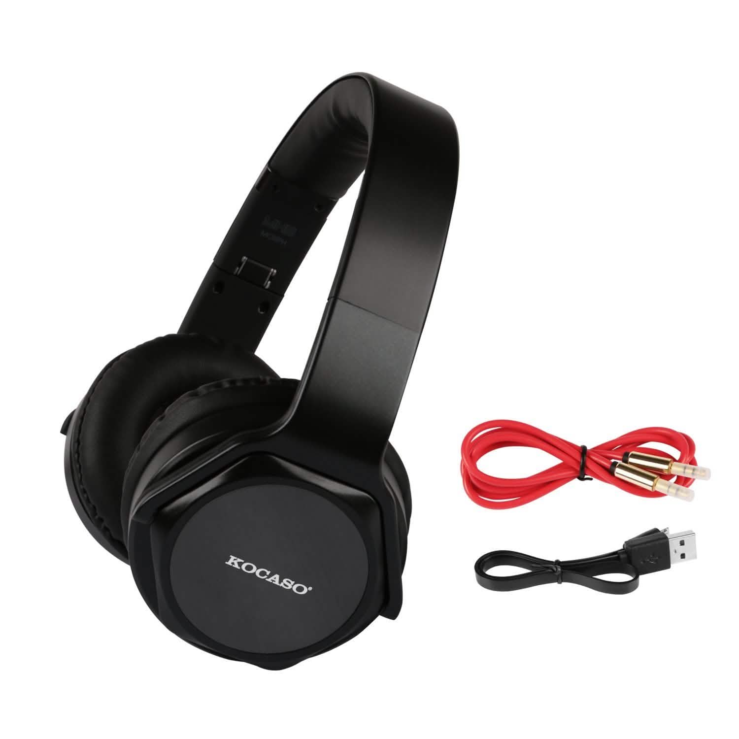 Wireless Foldable Headphones with Built-in Speaker