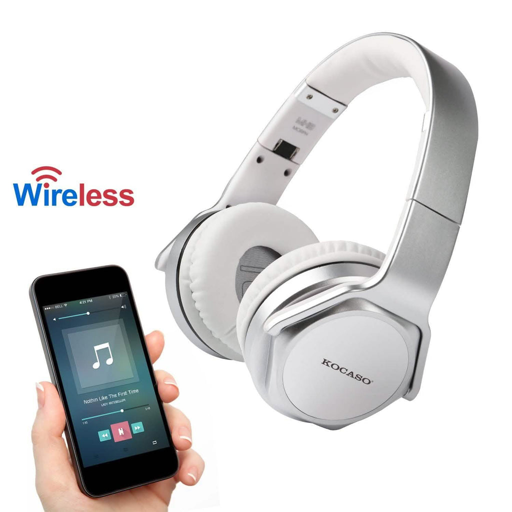 Wireless Foldable Headphones with Built-in Speaker
