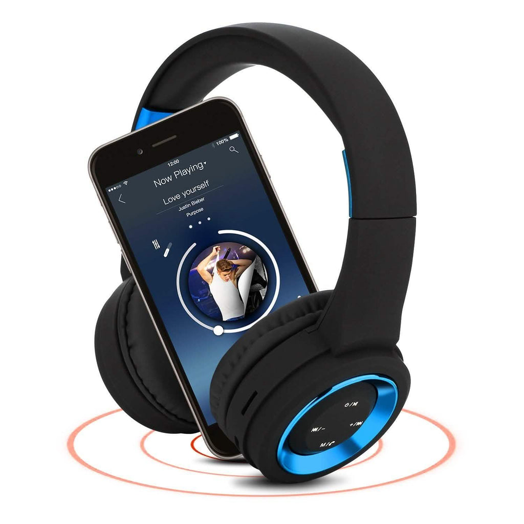 Wireless Headphones Bluetooth Headset Noise Cancelling Over Ear With Microphone