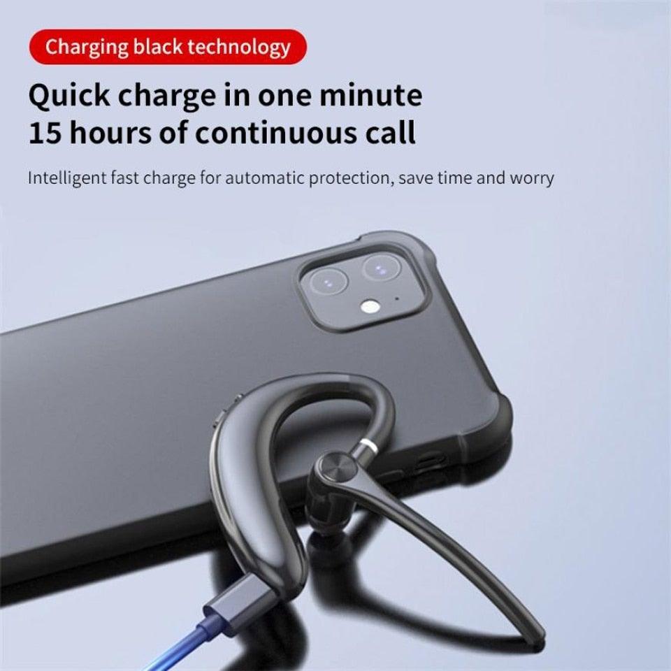 Wireless Headphones With Microphone Bluetooth Con Headset Earphones Updated Design with Industry Leading Sound & Improved Comfort, Long Wireless Range, Up to 24 Hours of Talk Time