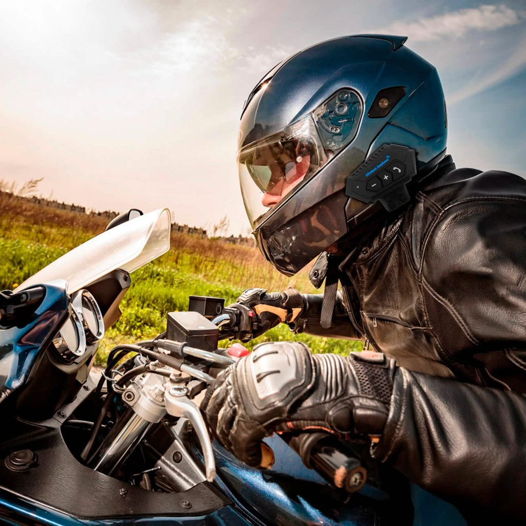 Wireless Headset Speaker Motorcycle Helmet Motorbike Headphone