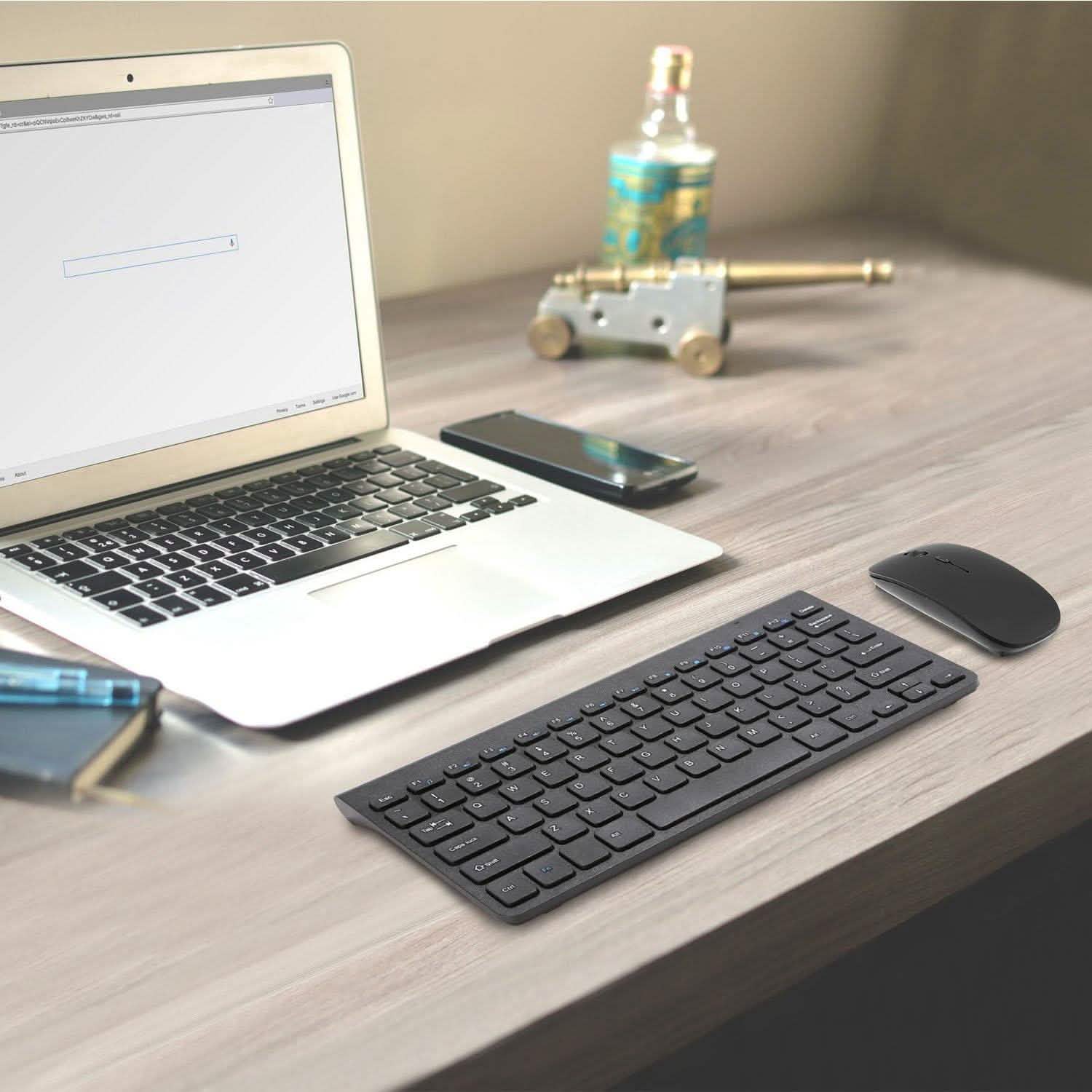 Wireless Keyboard and Mouse 2.4GHz Multimedia Mini Keyboard & Mouse
