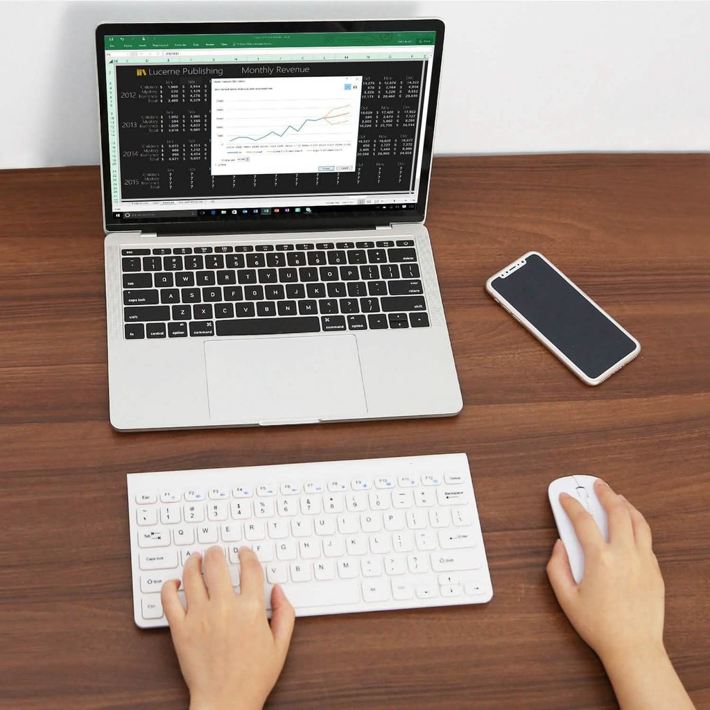 Wireless Keyboard and Mouse 2.4GHz Multimedia Mini Keyboard & Mouse