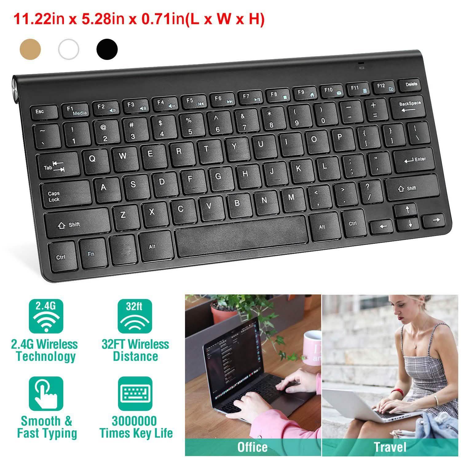 Wireless Keyboard and Mouse Combo