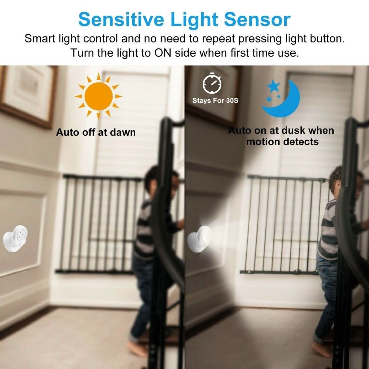 Wireless LED Spotlight 90° Motion Sensor Night Lamp