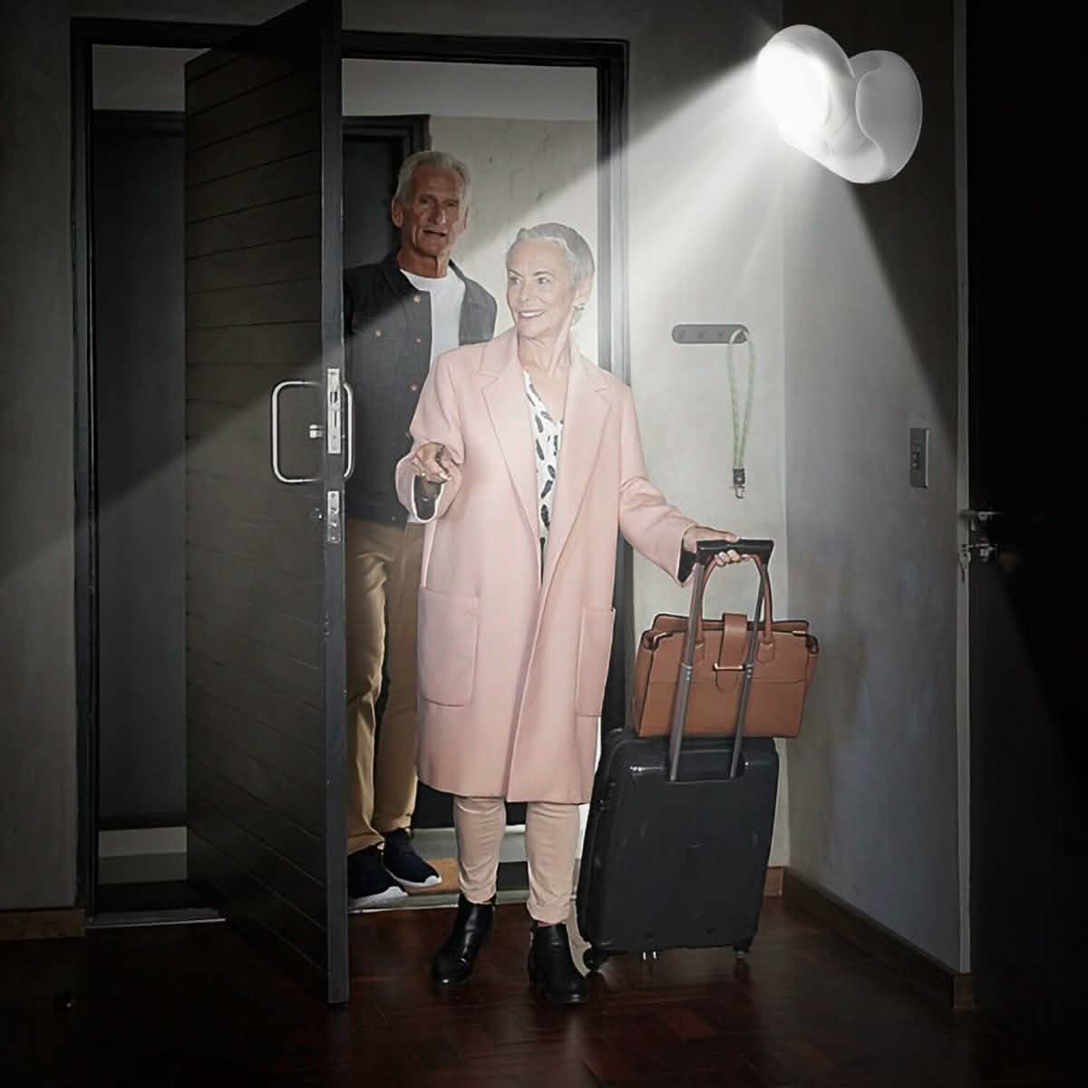 Wireless LED Spotlight 90° Motion Sensor Night Lamp