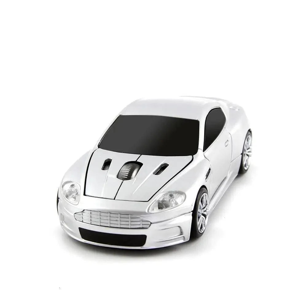 Wireless Mouse Blue Car Shaped Design 1600DPI Mouse USB Optical  Ergonomic 3D Sports Car Mice For Laptop