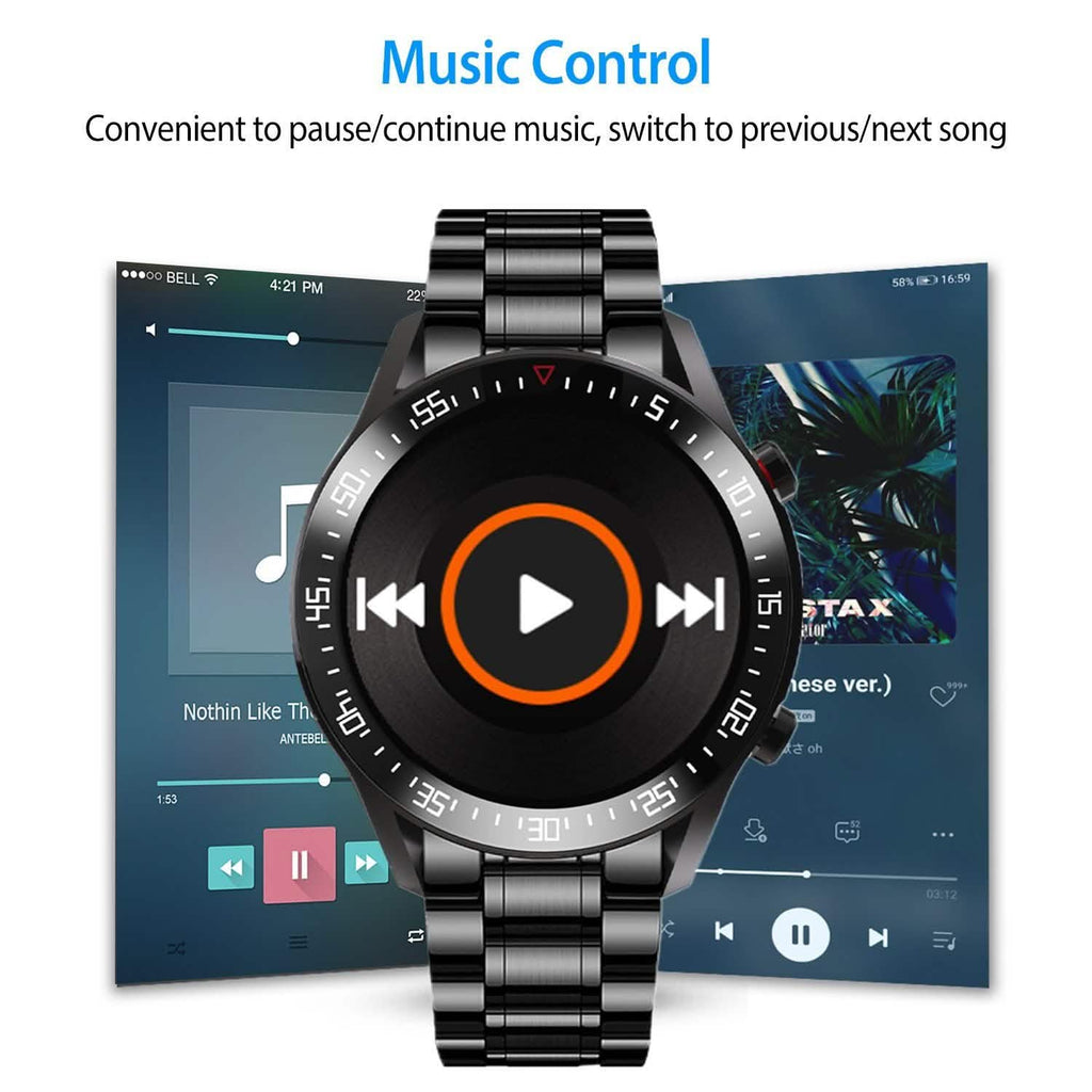 Wireless Smartwatch Fitness Tracker IP68 Waterproof Sport Bracelet